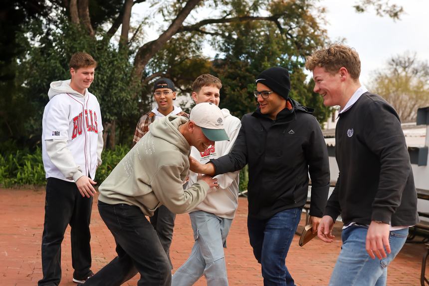 LEAP students laughing